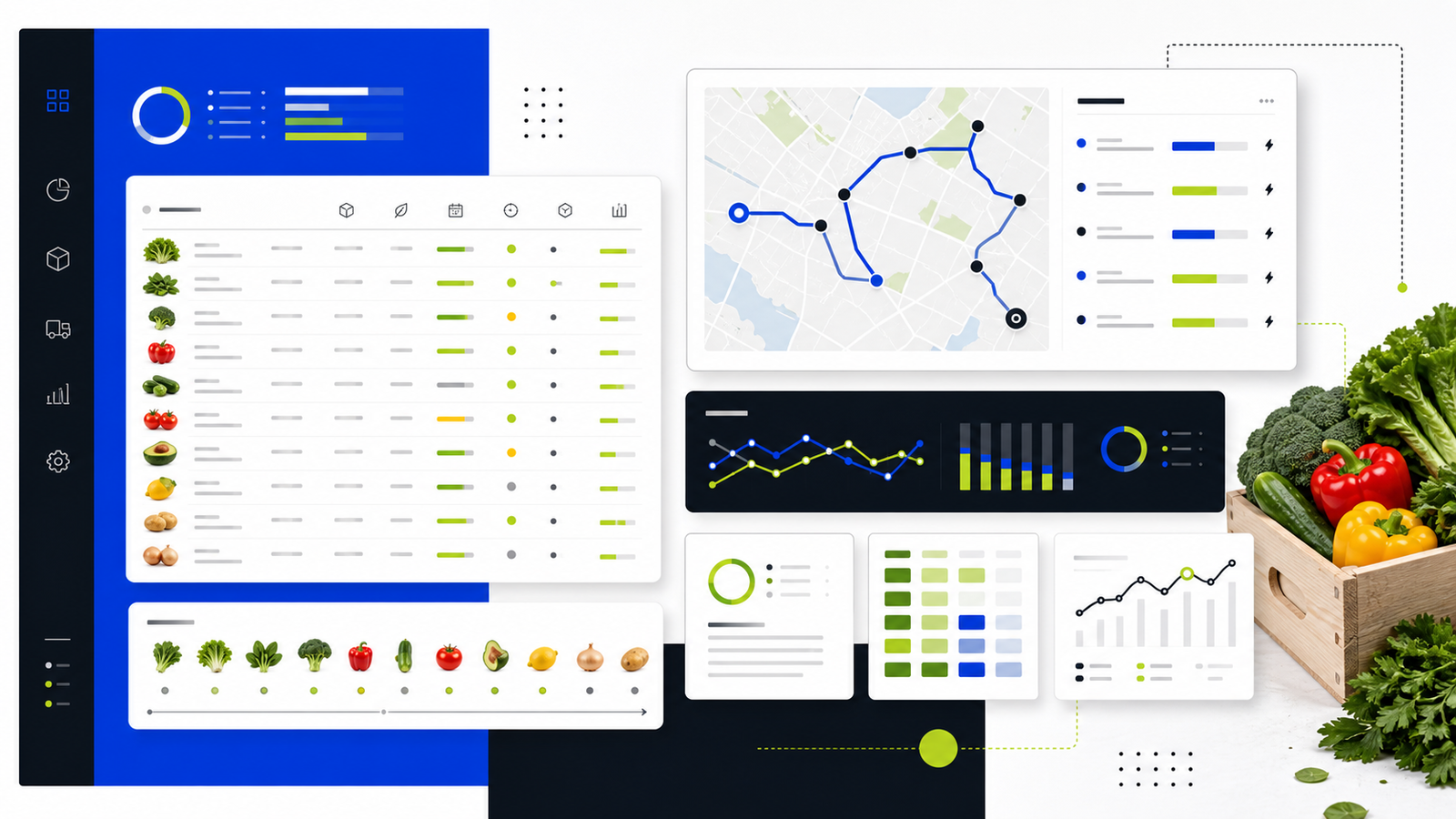 Editorial operations workspace for inventory and routes